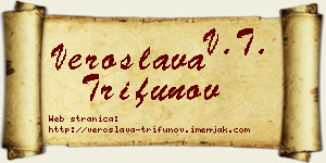 Veroslava Trifunov vizit kartica
